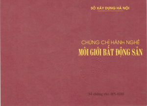 Chung chi Moi gioi bat dong san 0912167788