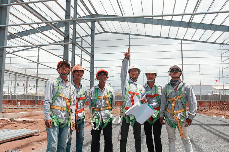 Nắm rõ 4 giai đoạn quan trọng trong quy trình quản lý dự án thi công 6 xay nha xuong worldsteel 1