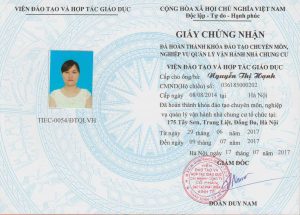 Chứng chỉ vận hành tòa nhà 2 Chứng chỉ vận hành tòa nhà