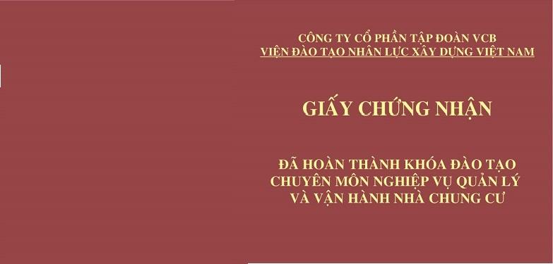 Chứng chỉ quản lý vận hành chung cư 3 chung nhan mat1