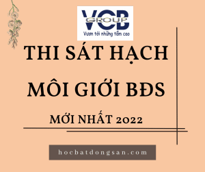 THI SÁT HẠCH MÔI GIỚI BĐS